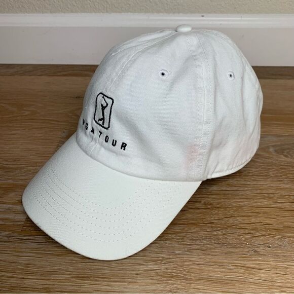 PGA Tour White Classic Standard Cap Hat - Picture 3 of 13